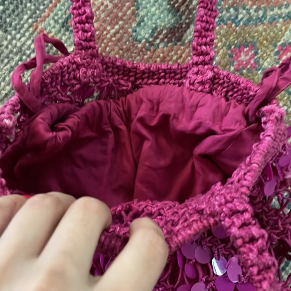 ZARA purse sequins pink - Picture 2 of 2